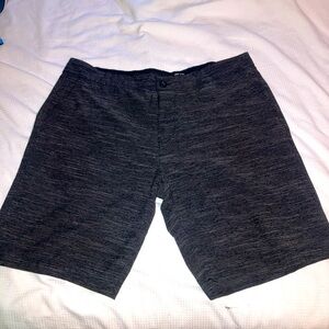 OP OPFLEX 4 Way Stretch  Shorts Gray And Black Mix 38 Golf / Tennis / Pickleball